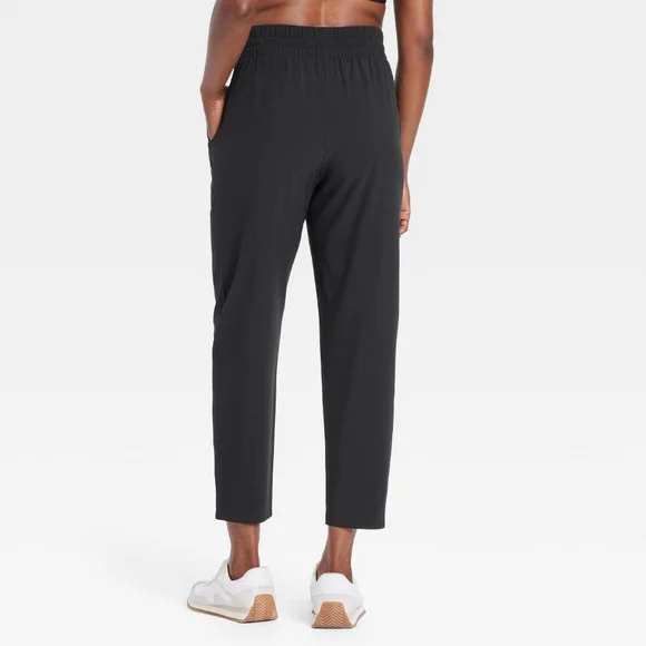 Womens Active Light High-Rise Taper Pants - Black XXL - Picture 7 of 7